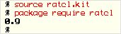 % source ratcl.kit
 %